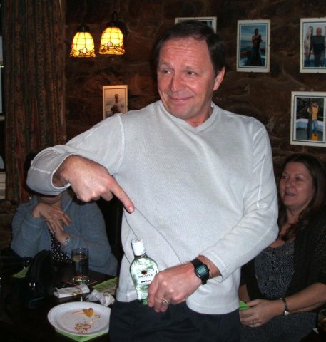 Ian with teh Bacardie